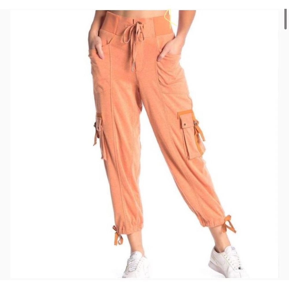COPY - Free People orange cargo pants joggers semi charmed women's size XS